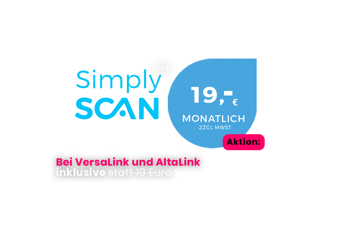 SimplyScan Scanlösung für intelligente Dokumente